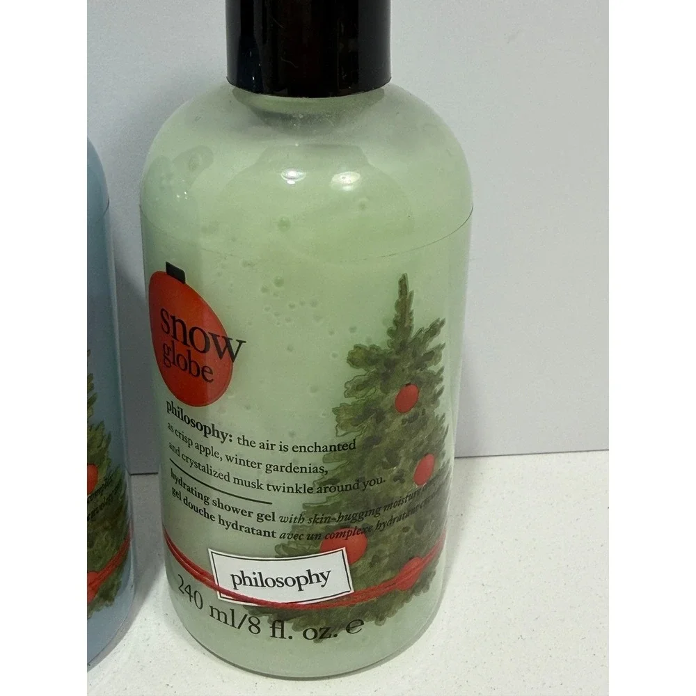 Philosophy‎ Shower Gel Duo Enchanted Juniper Berries & Snow Globe 8oz 2ct New